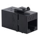 CAT5e RJ45 Keystone Coupler in HD Style - Black, Single - IC107C5EBK CAT5e RJ45 Keystone Coupler in HD Style - Black, Single - IC107C5EBK